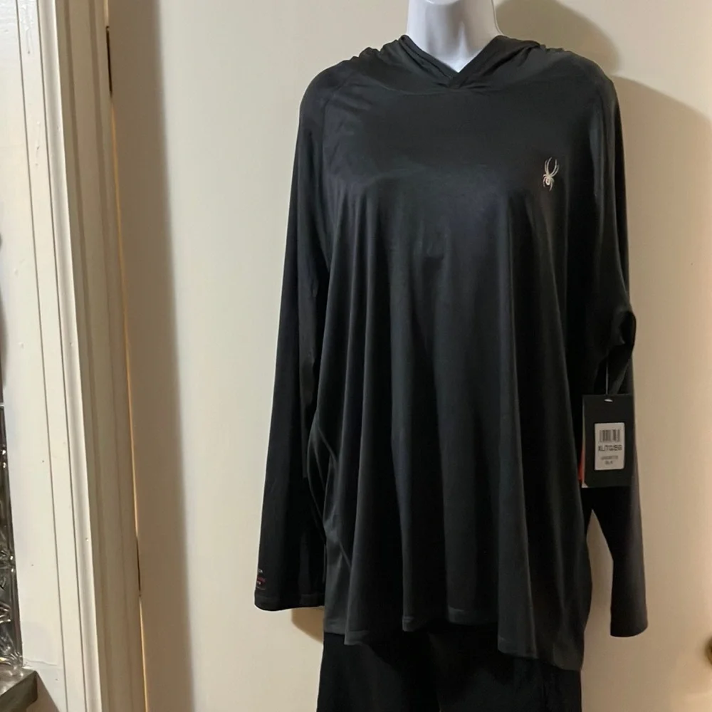 Spyder Black Rash Guard - Picture 1 of 7